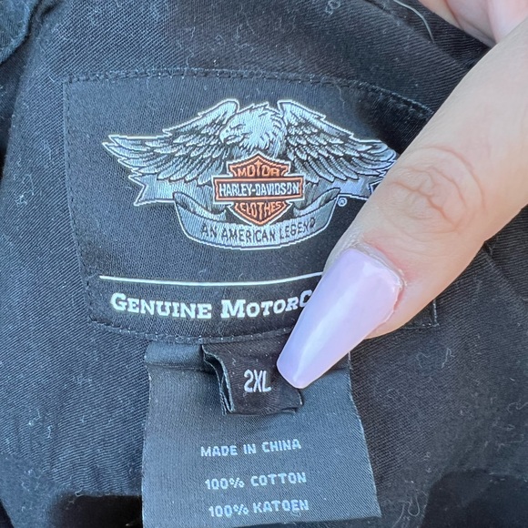 Harley Davidson button down - Picture 6 of 7